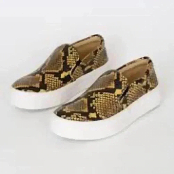 Steve Madden Gills Snake Flatform‎ Sneakers 7.5 - Picture 1 of 2